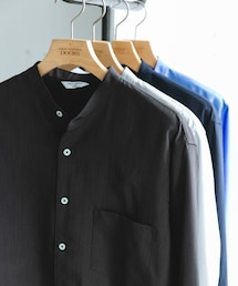 URBAN RESEARCH DOORS | 『XLサイズ/WEB限定』『吸水速乾』セオアルファバンドカラーロングスリーブシャツ(シャツ/ブラウス)