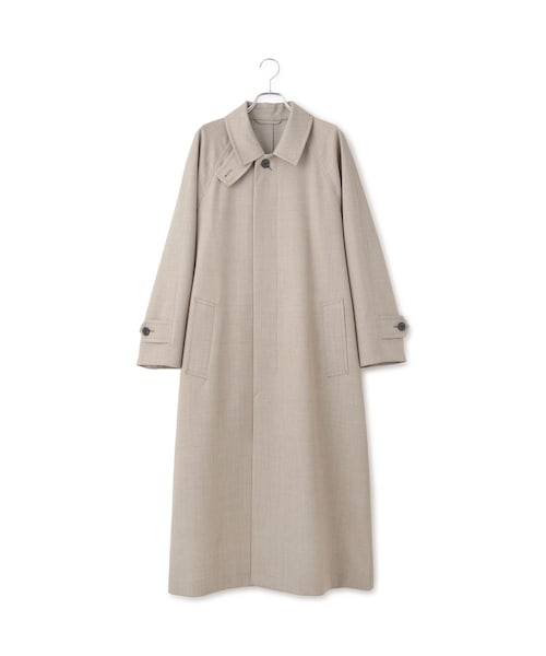 ADAM ET ROPE'(アダムエロペ)の「【サステナブル】バルマカーンマキシコート(ステンカラーコート・レディース・ベージュ・36/38)」の22枚目の写真