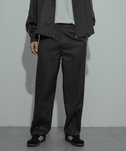 SENSE OF PLACE by URBAN RESEARCH（センスオブプレイスバイアーバンリサーチ）の「サイドラインピンストライプスラックス（その他パンツ・メンズ・CHARCOAL/KHAKI/ORANGE・M/L）」の14枚目の写真