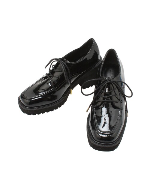 MERCURYDUO（マーキュリーデュオ）の「レースアップソールローファー（ローファー・レディース・ブラック/ブラウン・36/38）」の3枚目の写真