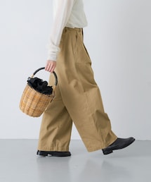 かぐれ | 『2サイズ展開』コットンワイドチノパンツ(その他パンツ)