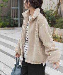 ZIPボアブルゾン