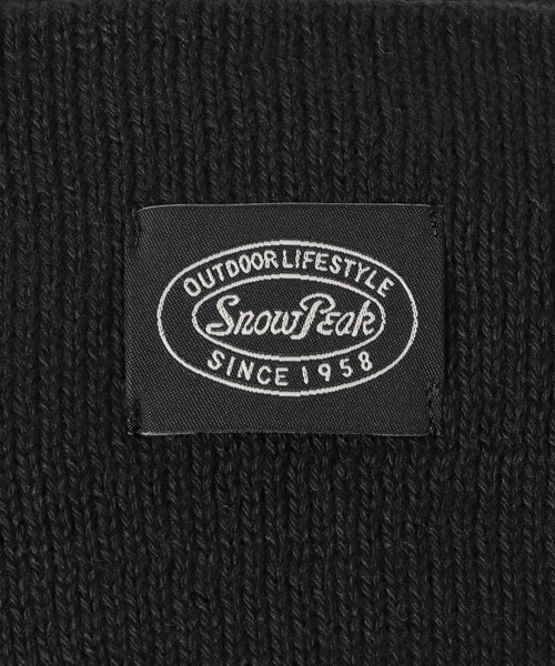 URBAN RESEARCH DOORS（アーバンリサーチドアーズ）の「Snow Peak Apparel　Flat Knit Cap（ニットキャップ/ビーニー・レディース・Grey/Black・one）」の6枚目の写真