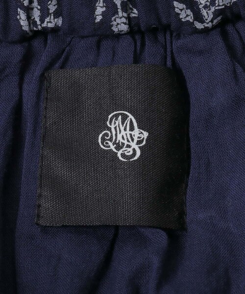かぐれ（カグレ）の「maison de soil　FLOWER BLOCK PRINT SKIRT（スカート・レディース・NVY/OLV・2）」の20枚目の写真