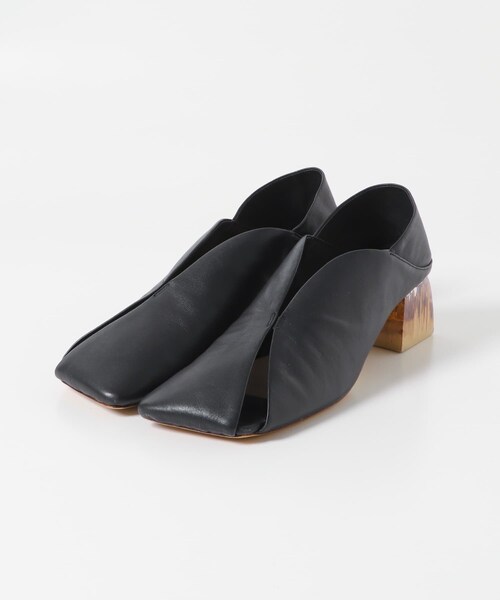 URBAN RESEARCH ROSSO（アーバンリサーチロッソ）の「ALM.　ERIN LEATHER PUMPS（パンプス・レディース・BLACK・36/37/38）」の4枚目の写真