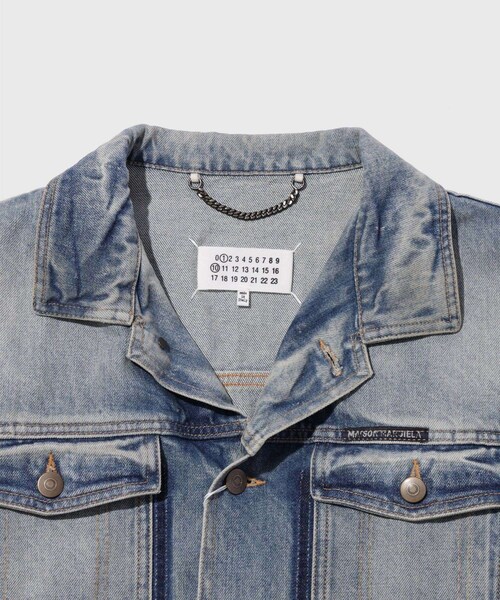 ADAM ET ROPE'(アダムエロペ)の「【Maison Margiela/メゾン マルジェラ】DENIM SPORTS JKT BLUE(デニムジャケット・メンズ・ブルー系・46/48)」の4枚目の写真