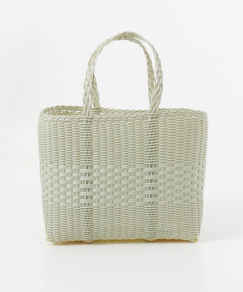 URBAN RESEARCH ROSSO（アーバンリサーチロッソ）の「PALOROSA　LACE SMALL TOTE（かごバッグ・レディース・24 PALM/02 BLACK/26 CARAMEL/29 ROSE・-）」の14枚目の写真