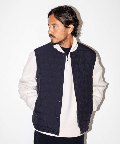 URBAN RESEARCH Sonny Label（アーバンリサーチサニーレーベル）の「OOPS　インナー中綿ベスト（その他アウター・メンズ・BLACK/NAVY・M/L）」の19枚目の写真