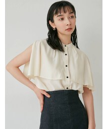 LAGUNAMOON | バイカラーボタンブラウス(シャツ/ブラウス)