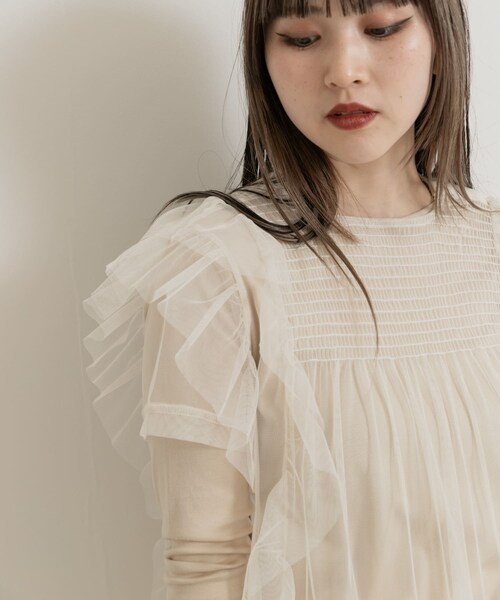 THE GOODLAND MARKET（ザグッドランドマーケット）の「old honey　81℃ dress（ワンピース・レディース・charcoal/white・one）」の8枚目の写真