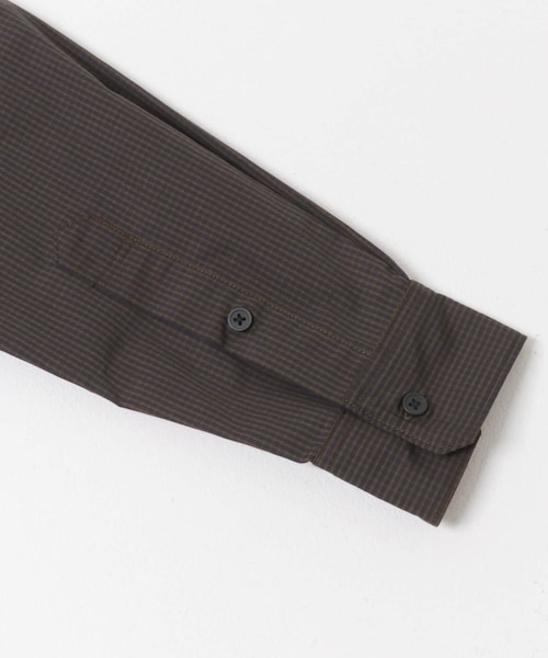 URBAN RESEARCH DOORS（アーバンリサーチドアーズ）の「『URTECH』Aircare ロングスリーブシャツ（シャツ/ブラウス・メンズ・CHARCOAL/BROWN/NAVY×BROWN・M/L）」の14枚目の写真