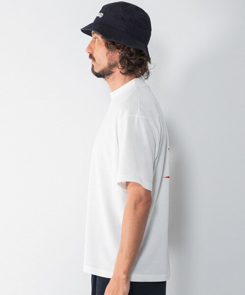 URBAN RESEARCH Sonny Label（アーバンリサーチサニーレーベル）の「OOPS×RYUAMBE　コラボモックネックTシャツ（Tシャツ/カットソー・メンズ・OFF/GREEN/DARK NAVY・M/L/XL）」の14枚目の写真