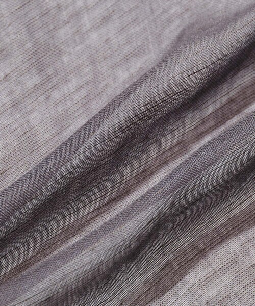 RODE SKO（ロデスコ）の「ASAUCE MELER　リネンモダールシルクメランジュソリッド ストール（ストール/ショール・レディース・Silver/BkCcl/Semolina・One）」の7枚目の写真