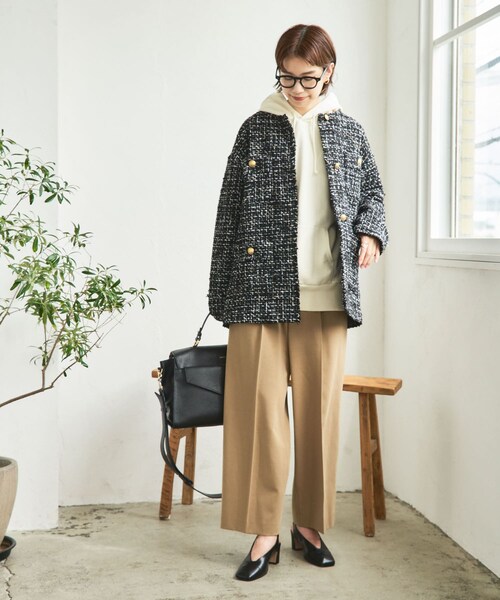 URBAN RESEARCH（アーバンリサーチ）の「『別注』『MADE IN JAPAN』 MILLIWM×URBAN RESEARCH　ヒールパンプス（パンプス・レディース・SILVER/BLACK/KHAKI・36/37/38）」の8枚目の写真