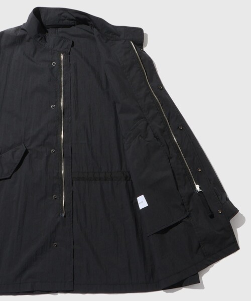 ADAM ET ROPE'（アダムエロペ）の「ナイロンタッサー ショートモッズコート（モッズコート・メンズ・ブラック/グレー・L/M）」の8枚目の写真
