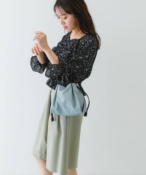 RODE SKO（ロデスコ）の「『XSサイズ』ウォッシャブルプチバッグ（ショルダーバッグ・レディース・BLACK/BEIGE/D.SILVER/BLUE GRAY/SILVER/MINT/OFF/BROWN・one）」の6枚目の写真
