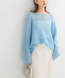 URBAN RESEARCH ROSSO WOMEN | スパンコールシアーニット(ニット/セーター)