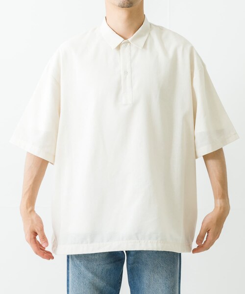 URBAN RESEARCH（アーバンリサーチ）の「『UR TECH DRYLUXE』高機能リネンポロシャツ（ポロシャツ・メンズ・FADE BLACK/BEIGE/BURGUNDY・M/L）」の18枚目の写真