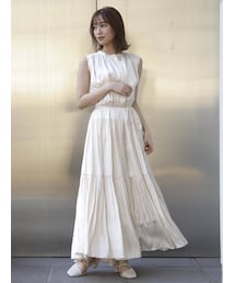 dazzlin | シャイニーティアードフレアワンピース(ワンピース)