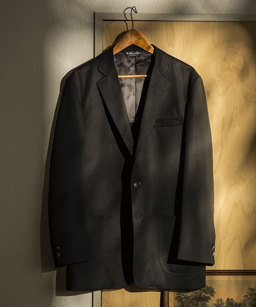 ADAM ET ROPE'（アダムエロペ）の「《別注》【Brooks Brothers/ブルックス ブラザーズ】NOIR Serge Blazer（テーラードジャケット・メンズ・ブラック・38/40/42/44）」の21枚目の写真