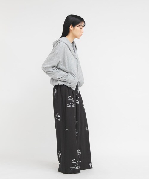 KBF（ケイビーエフ）の「リングドットパイルフーディー（パーカー・レディース・IVORY/TOP GRAY/KHAKI・One）」の19枚目の写真