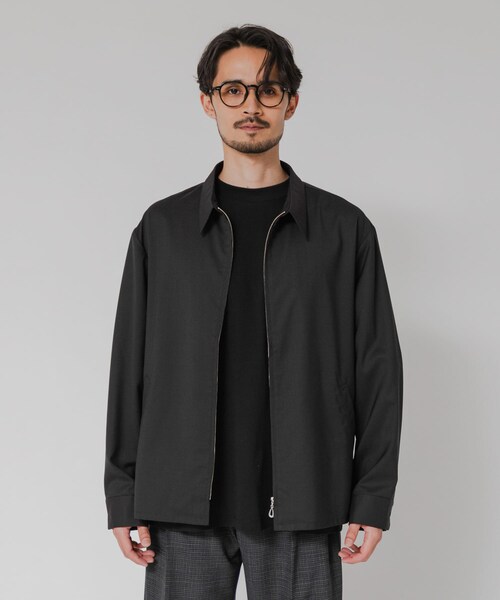 URBAN RESEARCH(アーバンリサーチ)の「『洗濯可/防シワ/接触冷感』WASHABLE WOOL SPORTS JACKET(ブルゾン・メンズ・NAVY/BLACK/CHARCOAL・M/L)」の6枚目の写真