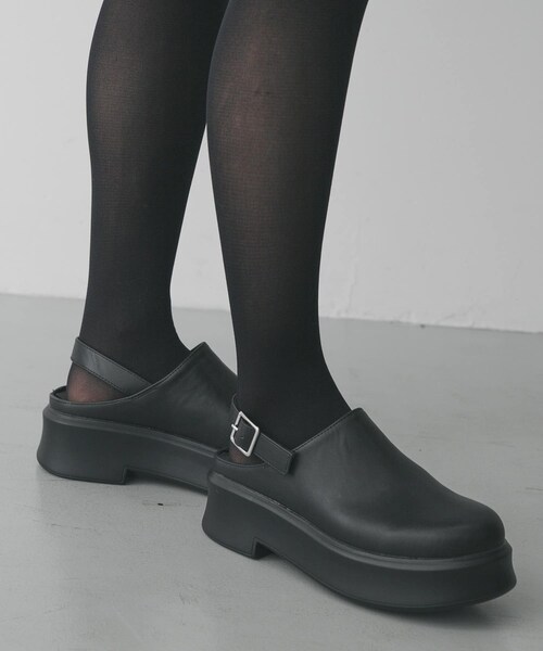 SENSE OF PLACE by URBAN RESEARCH（センスオブプレイスバイアーバンリサーチ）の「クロッグベルトサボ（その他シューズ・レディース・BLACK/Y.BEIGE・S/M/L）」の16枚目の写真