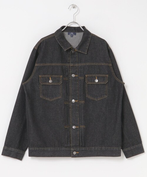 ITEMS URBANRESEARCH（アイテムズ アーバンリサーチ）の「DENIM JACKET TYPE 2nd（デニムジャケット・メンズ・IDG BLU/BLK・M/L）」の14枚目の写真