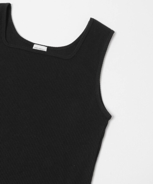 URBAN RESEARCH DOORS（アーバンリサーチドアーズ）の「針抜きテレコスクエアタンクトップ（タンクトップ・レディース・IVORY/BEIGE/BLACK・Free）」の8枚目の写真