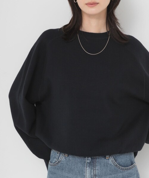 URBAN RESEARCH(アーバンリサーチ)の「コットンカシミヤスウェットニット(ニット/セーター・レディース・OFF WHITE/GRAY/DRK NAVY・Free)」の22枚目の写真