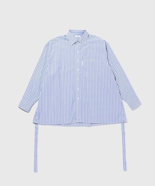 ADAM ET ROPE'(アダムエロペ)の「【BASICKS/ベイシックス】2way Thomas Mason Shirt(シャツ/ブラウス・メンズ・ブルー系/サックス・S)」の1枚目の写真