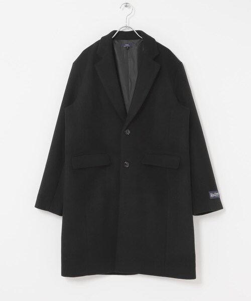ITEMS URBANRESEARCH(アイテムズ アーバンリサーチ)の「ウールブレンドチェスターコート(チェスターコート・メンズ・GRY/NVY/BLK・M/L)」の9枚目の写真
