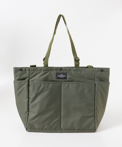 URBAN RESEARCH DOORS(アーバンリサーチドアーズ)の「BAGSINPROGRESS CARRY-ALL BEACH BAG(トートバッグ・メンズ・BLACK/KHAKI・Free)」の10枚目の写真