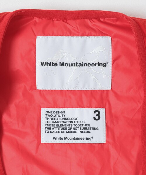 EKAL(エカル)の「WHITE MOUNTAINEERING QUILTING DOWN VEST(その他アウター・メンズ・BLACK/BROWN/RED・2/3)」の19枚目の写真