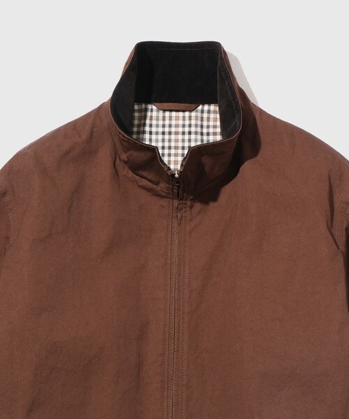 ADAM ET ROPE'(アダムエロペ)の「COATING PRINT TRACK JACKET(その他アウター・メンズ・ダークブラウン・L/M/S)」の8枚目の写真