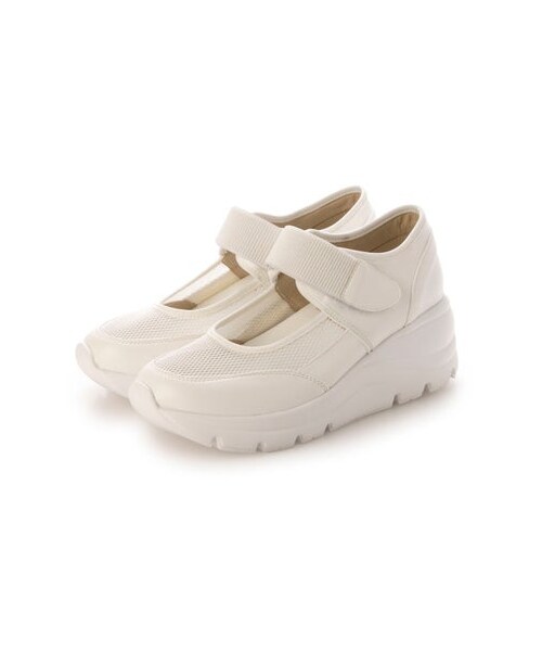 ing(イング)の「イング ing 【WEB限定】厚底メッシュストラップスニーカー (スニーカー・レディース・BL/IV/SV・S/22.5cm/M/23.5cm/L/24.5cm)」の5枚目の写真
