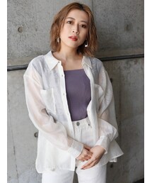 MURUA | シアーシャツジャケット(シャツ/ブラウス)