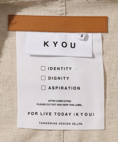 ADAM ET ROPE'（アダムエロペ）の「【KYOU/キョウ】ALICE GRAPHIC MEMORIAL JACKET（テーラードジャケット・メンズ・キナリ・1/2）」の14枚目の写真