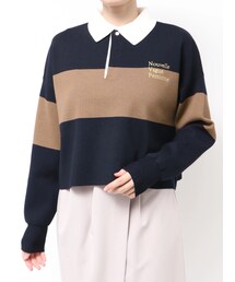 TONAL | ラガーエンブロイダリーニット(ニット/セーター)