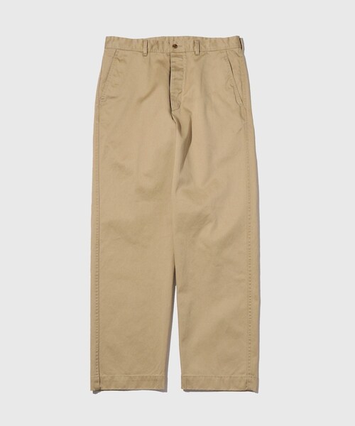 ADAM ET ROPE'（アダムエロペ）の「STRAIGHT CHINO（チノパンツ・メンズ・ベージュ/ネイビー・L/M/XL）」の2枚目の写真