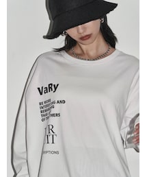 EMODA | フロントロゴオーバーロングTシャツ(Tシャツ/カットソー)