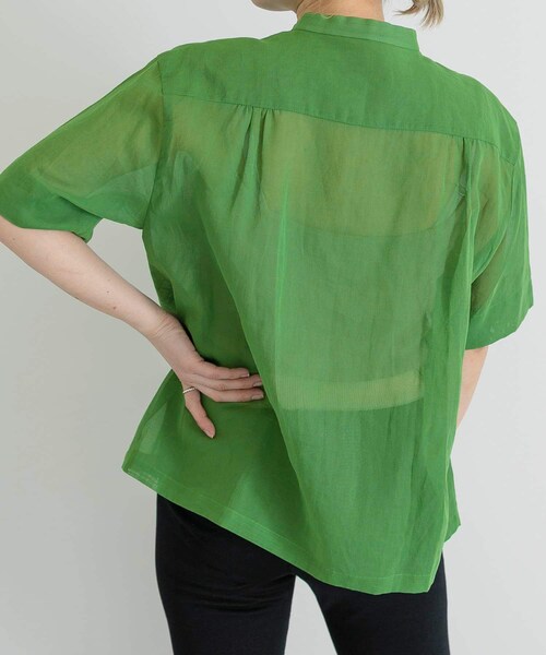 URBAN RESEARCH(アーバンリサーチ)の「WANDERUNG China Shirts(シャツ/ブラウス・レディース・65:orange/45:Green・FREE)」の13枚目の写真