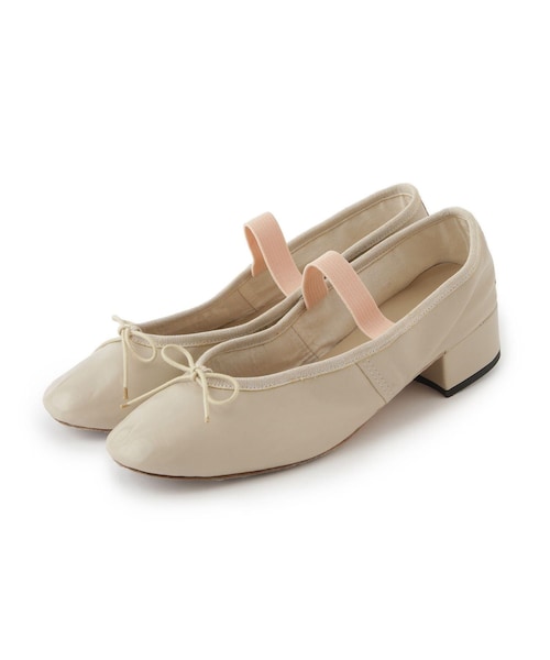 ADAM ET ROPE'（アダムエロペ）の「【porselli（ポルセリ）】ストラップバレエヒール（バレエシューズ・レディース・ブラック/ベージュ系・36/37/38/39）」の22枚目の写真