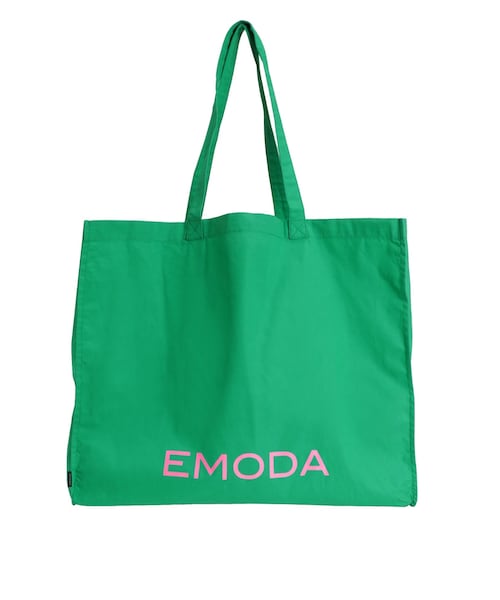 EMODA（エモダ）の「ツートーンプリントビッグエコバッグ（エコバッグ/サブバッグ・レディース・グリーン/グレー/ブルー・F）」の4枚目の写真