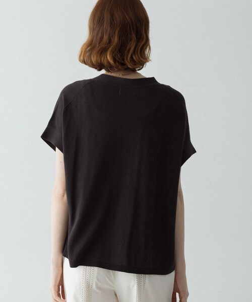 URBAN RESEARCH Sonny Label（アーバンリサーチサニーレーベル）の「クールミストフレンチニットカーディガン（カーディガン/ボレロ・レディース・ブラック/L.グレー/モカグレー・Free）」の7枚目の写真