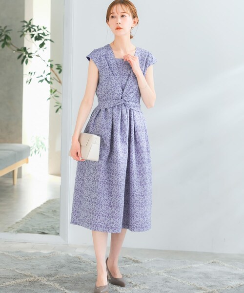 URBAN RESEARCH ROSSO（アーバンリサーチロッソ）の「『別注』Chaco×ROSSO　ジャガード2WAYドレス（ワンピース・レディース・mocha/blue・FREE）」の16枚目の写真