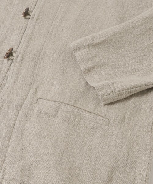 URBAN RESEARCH(アーバンリサーチ)の「HERILL Linen Duffel Jacket(ブルゾン・メンズ・Black/Natural・2/3)」の13枚目の写真