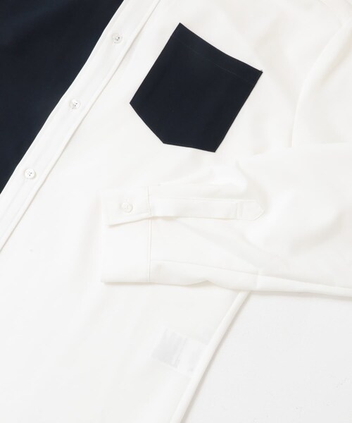 ITEMS URBANRESEARCH（アイテムズ アーバンリサーチ）の「Vertical Switch 長袖シャツ（シャツ/ブラウス・メンズ・L.BLU/WHT/BLU・M/L）」の22枚目の写真