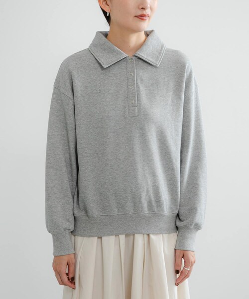 URBAN RESEARCH(アーバンリサーチ)の「シャツカラースウェット(スウェット・レディース・OFF/GRAY/NAVY・FREE)」の21枚目の写真