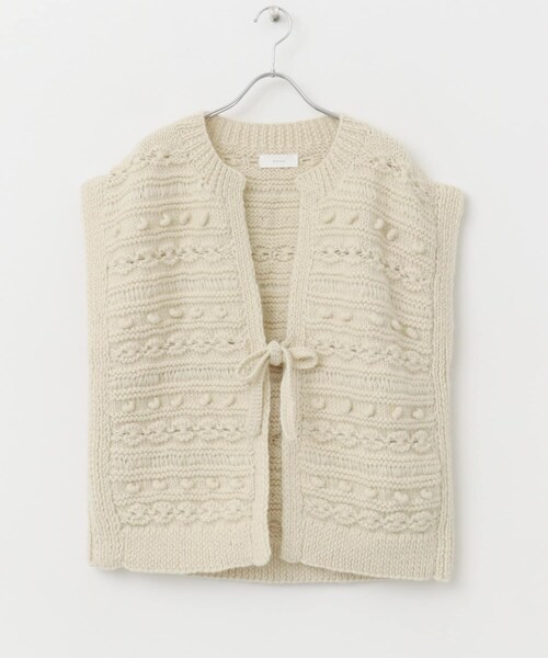 かぐれ（カグレ）の「ネパールハンドニットベスト（ベスト・レディース・IVORY・FREE）」の10枚目の写真